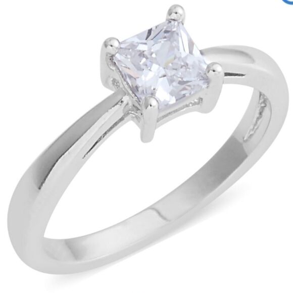 Simulated Diamond Ring  - Picture 1 of 7